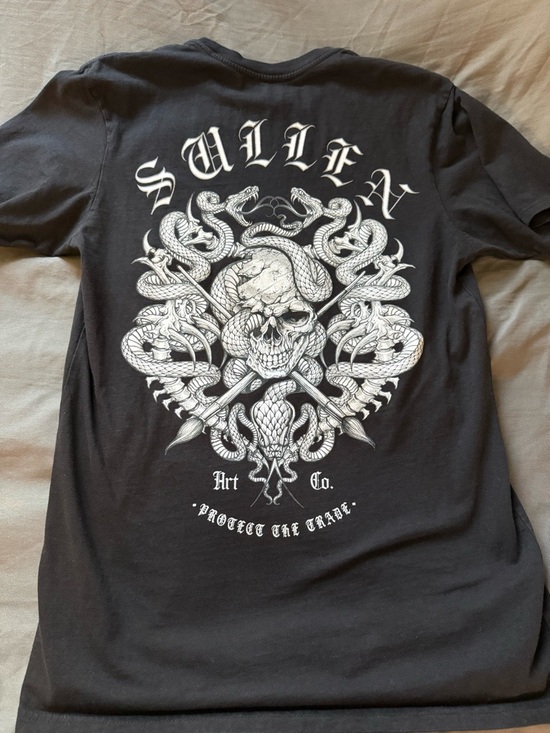 Sullen Art Collective Other - Sullen Art Collective Black Short Sleeve Graphic Skull Crewneck T-Shirt